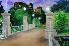 The Garden Footbridge _ SOLD